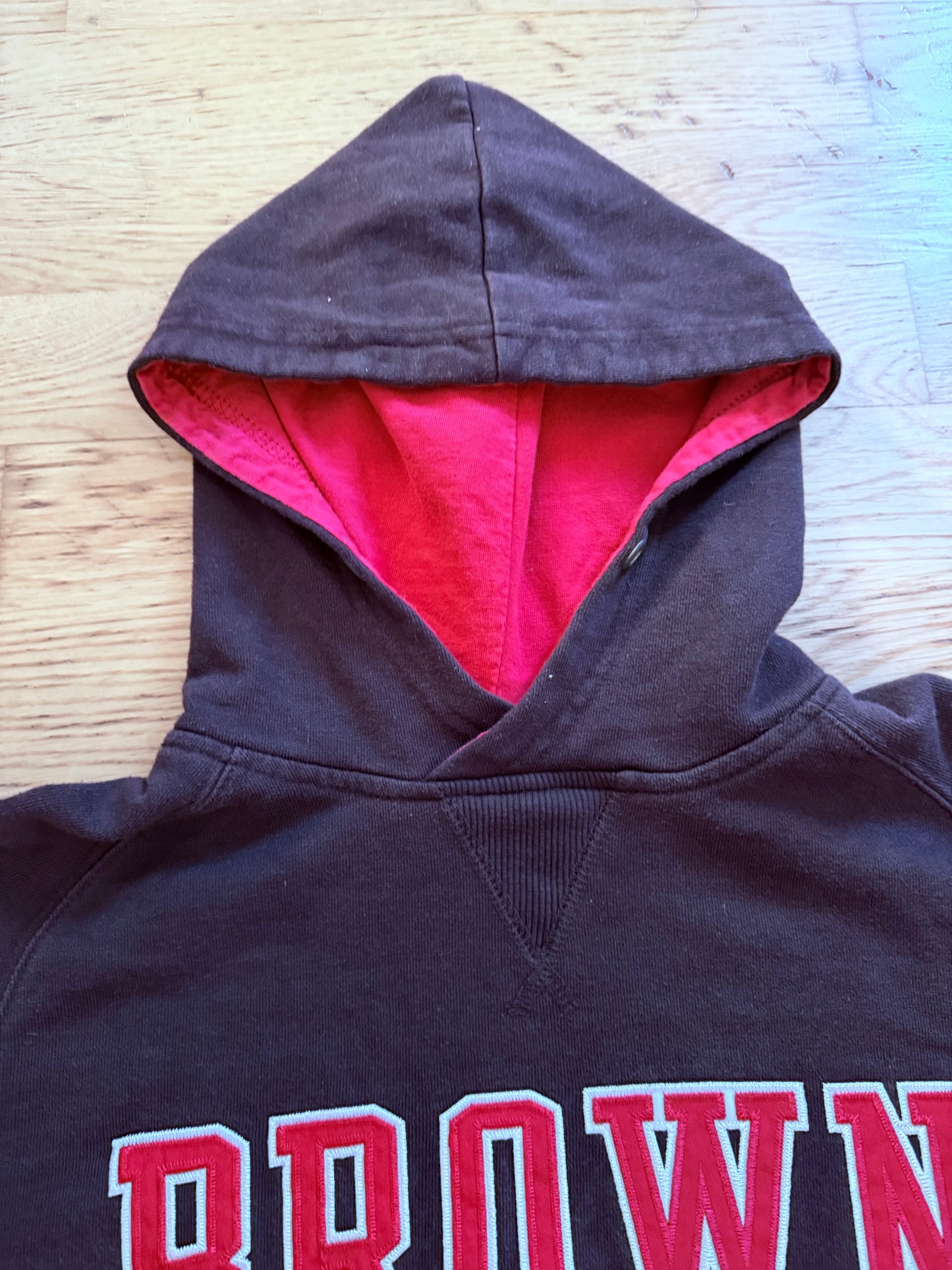 CHAMPION HOODIE BROWN UNIVERSITY XS